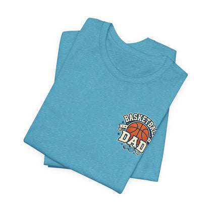 Basketball Dad Vintage T-Shirt | Coach Tee with Ball Graphic | Perfect Dad Gift