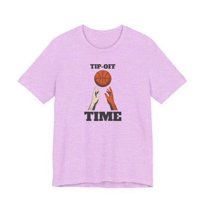 Tip-Off Time Basketball T-Shirt | Gameday Hands Tee | Perfect for Hoopers