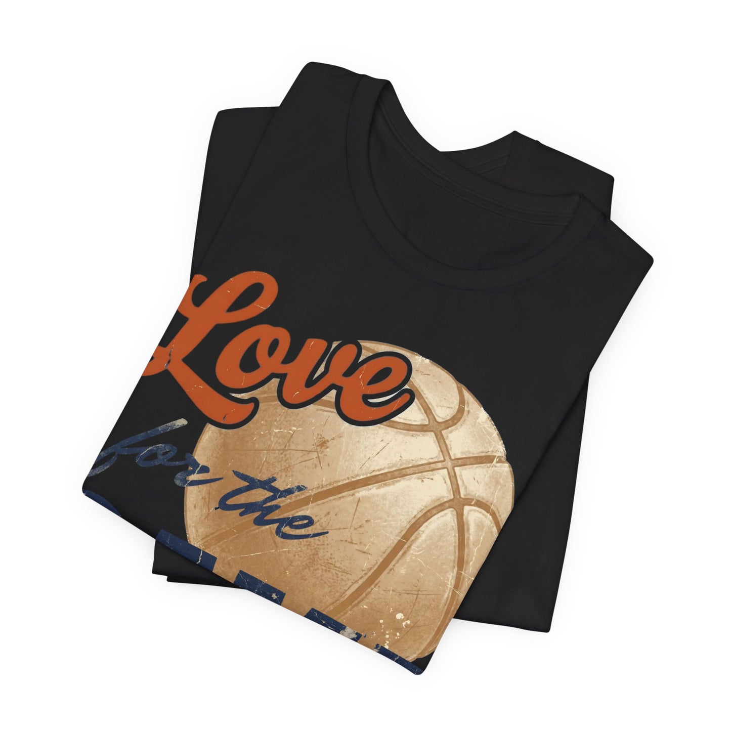 Vintage Basketball T-Shirt 'Love for the Game' | Retro Hoops Grafik-Tee | Geschenk für Basketball-Fans