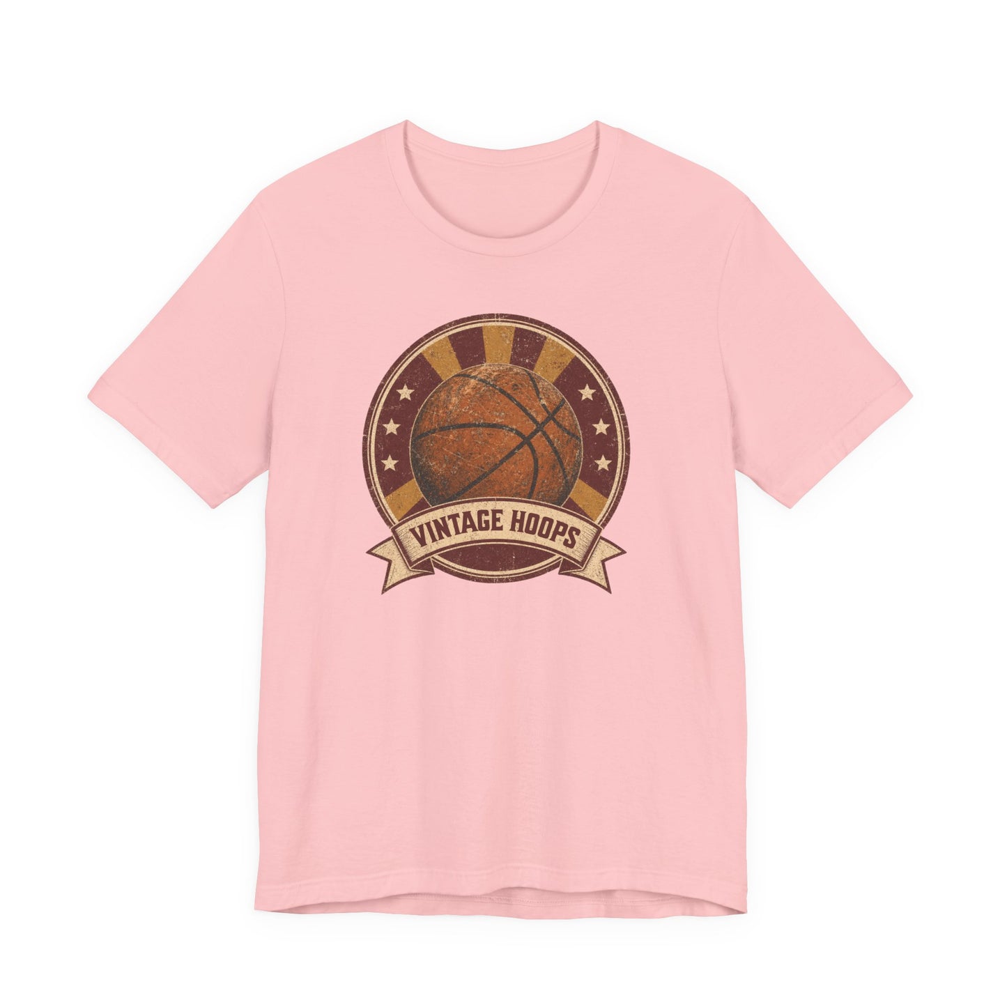 Vintage Hoops Basketball T-Shirt | Retro Distressed Tee | Geschenk für Hooper