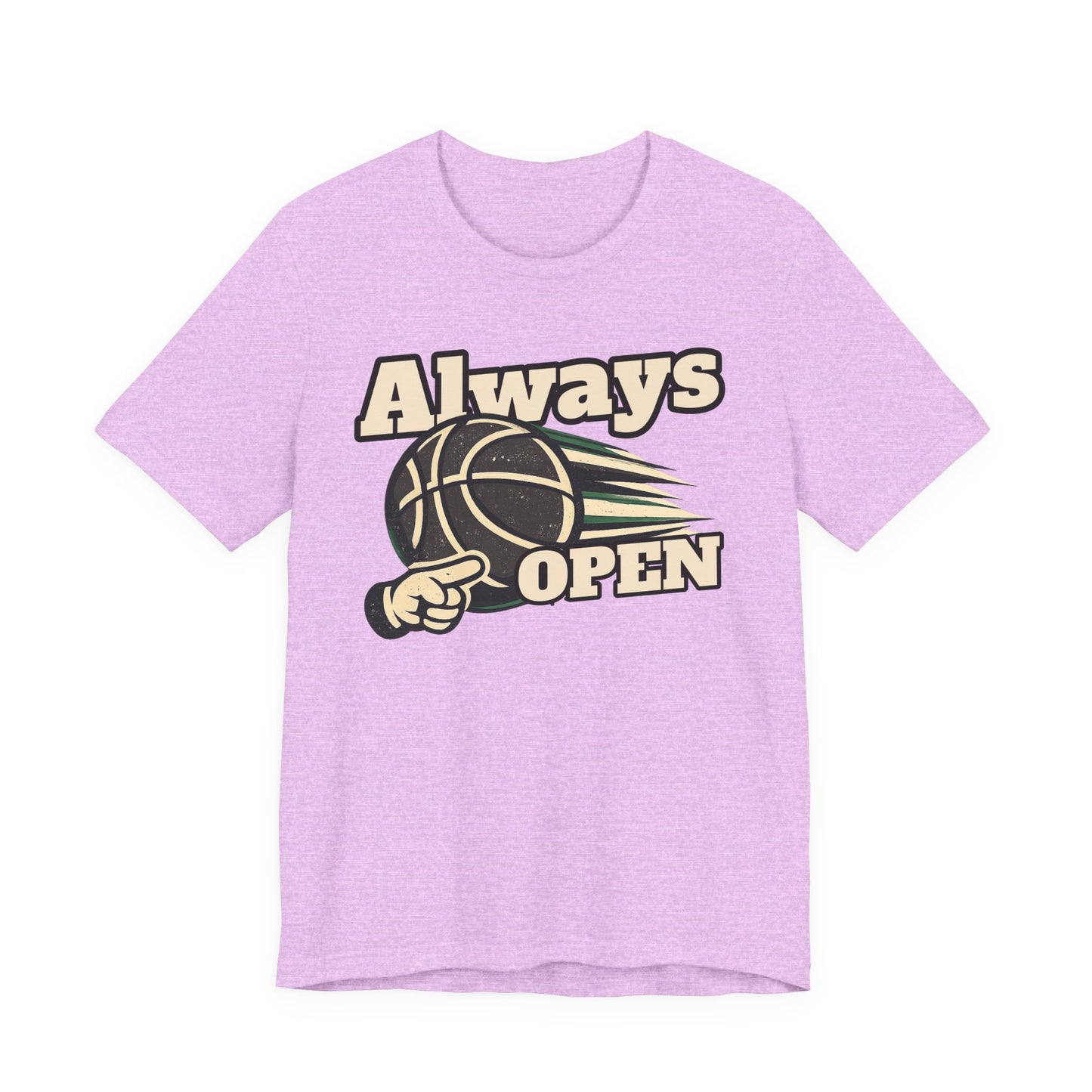 Always Open Basketball T-Shirt | Hooper Graphic Tee | Perfect Gift for Ballers