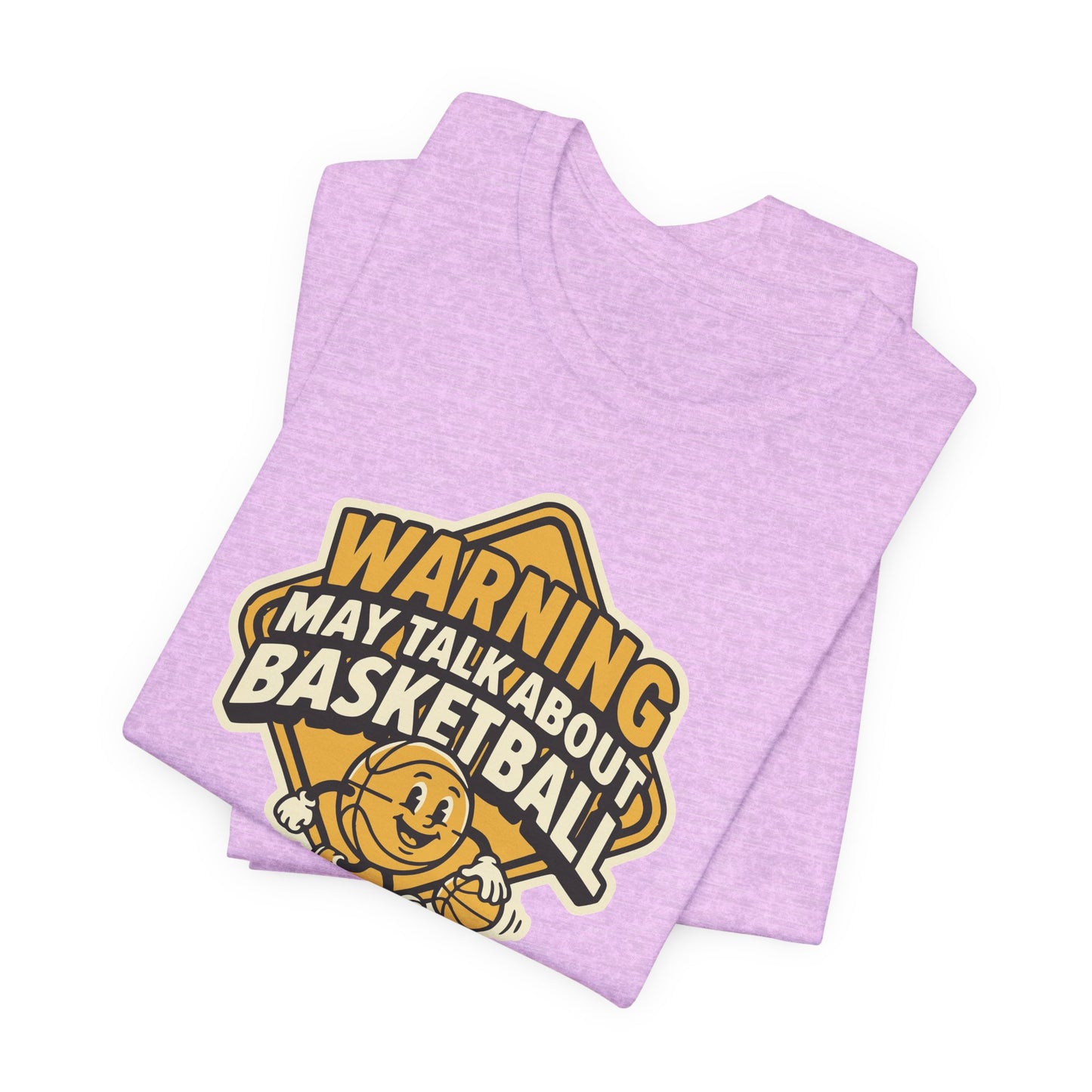 Warning: May Talk About Basketball T-Shirt | Witziger Hooper Tee | Geschenk