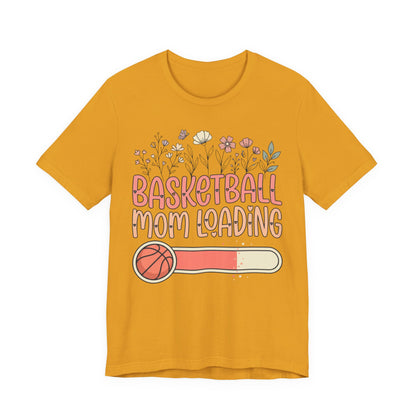 Basketball Mom Loading Floral T-Shirt | Mom Life Tee | Perfect Gift for Hooper Moms