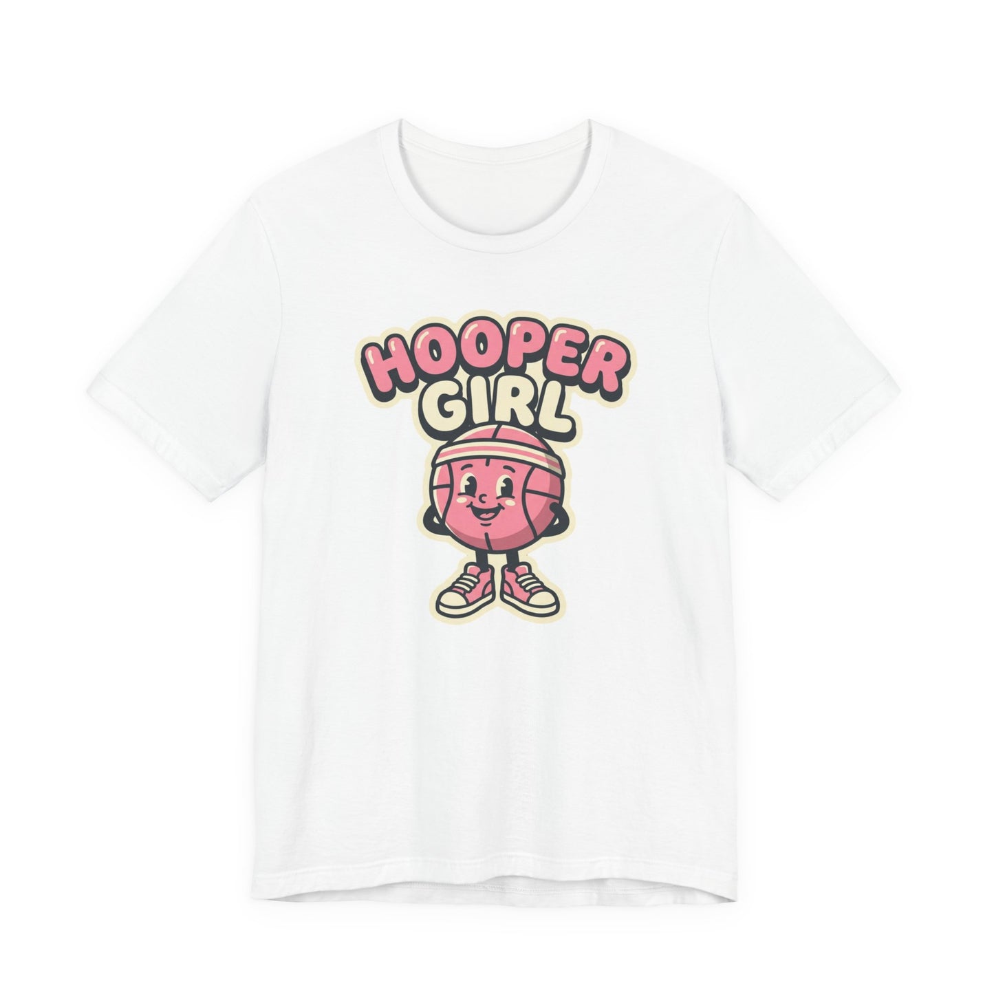 Hooper Girl Basketball T-Shirt | Retro Cartoon Tee | Perfect Gift for Female Players