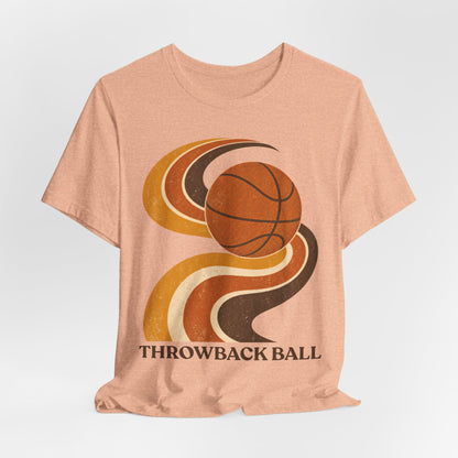 Retro Throwback Ball Basketball T-Shirt | Vintage Vibes Tee | Perfect Gift