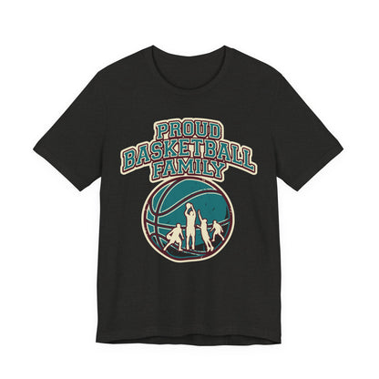 Proud Basketball Family T-Shirt | Vintage Hooper Tee | Perfect Gift for Players