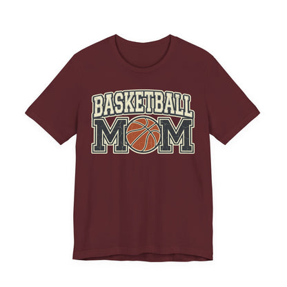 Basketball Mom Vintage Tee | Retro Ball Graphic T-Shirt | Perfect Gift for Hooper Parents