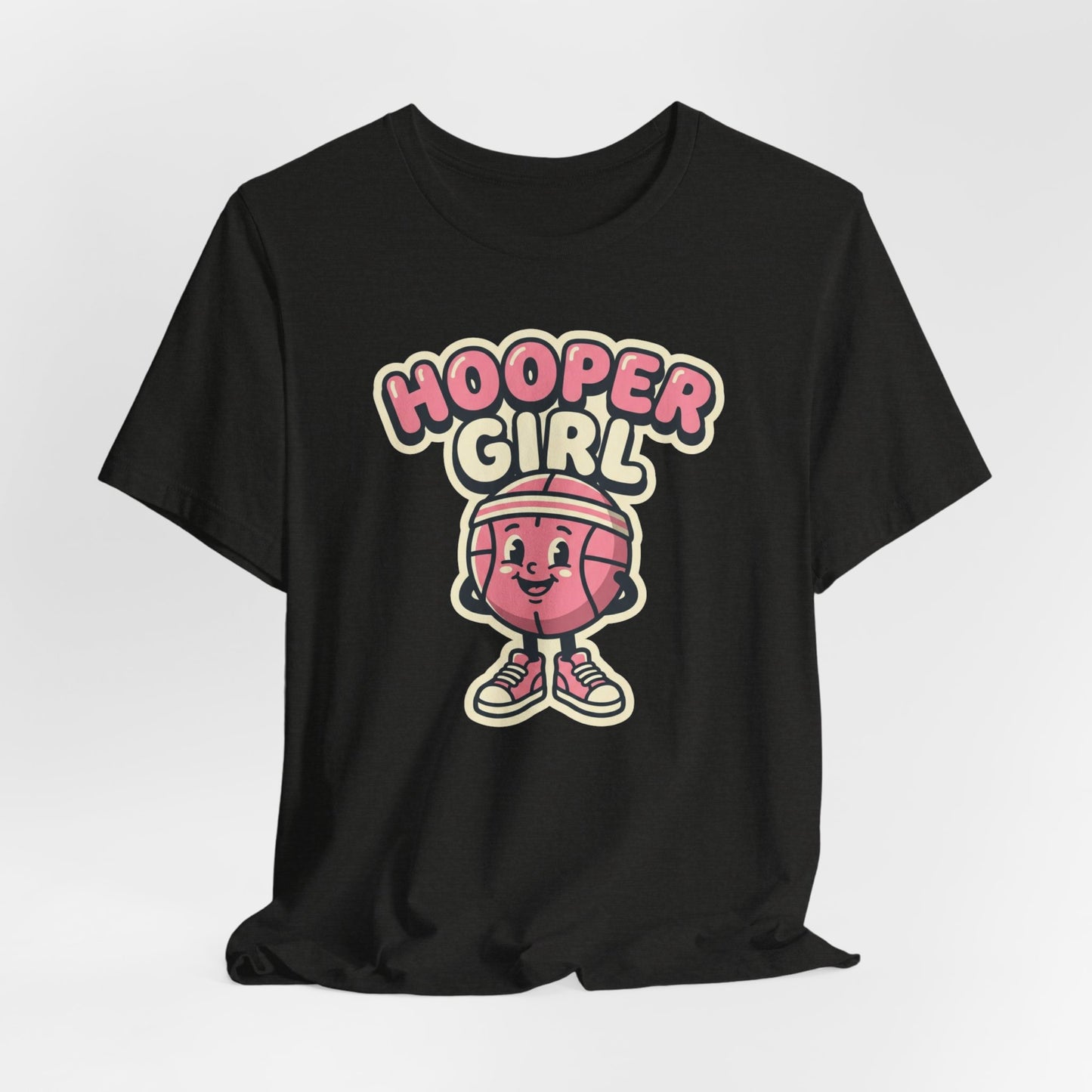 Hooper Girl Basketball T-Shirt | Retro Cartoon Tee | Perfect Gift for Female Players