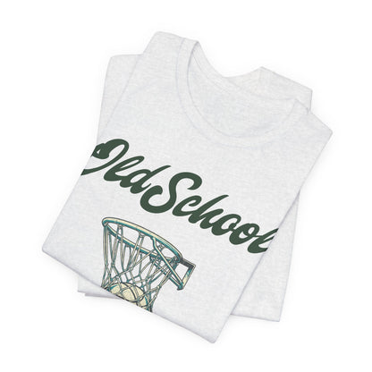 Old School Hoops Basketball T-Shirt | Retro Rim Tee | Perfect Gift for Ballers