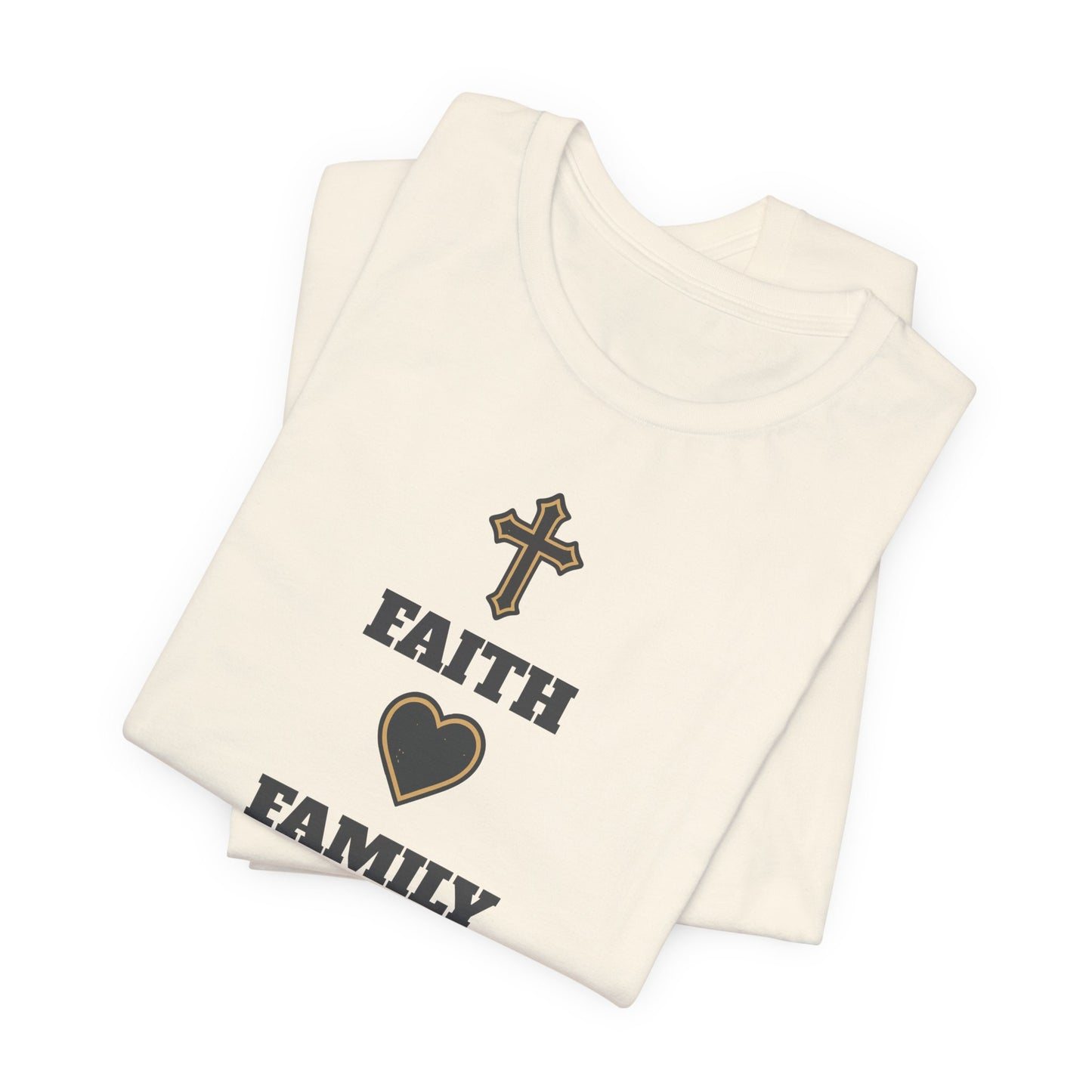 Faith Family Basketball T-Shirt | Inspirations-Hooper Tee | Geschenk für Spieler