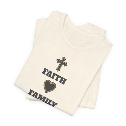 Faith Family Basketball T-Shirt | Inspirational Hooper Tee | Perfect Gift for Players