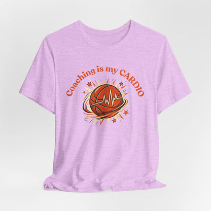 Coaching is My Cardio Basketball T-Shirt | Coach Tee | Perfect Gift