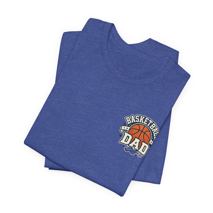 Basketball Dad Vintage T-Shirt | Coach Tee with Ball Graphic | Perfect Dad Gift