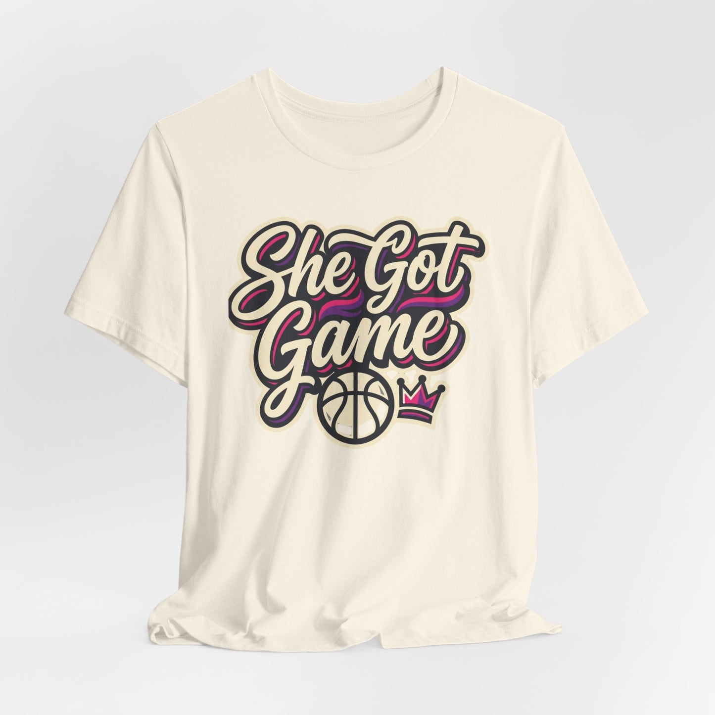 She Got Game Basketball T-Shirt | Women's Hoops Tee | Perfect Gift for Female Players