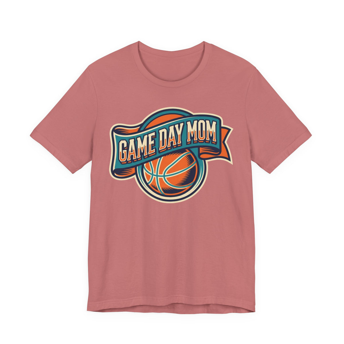 Game Day Mom Basketball T-Shirt | Vintage Sports Tee | Perfect Gift for Basketball Moms