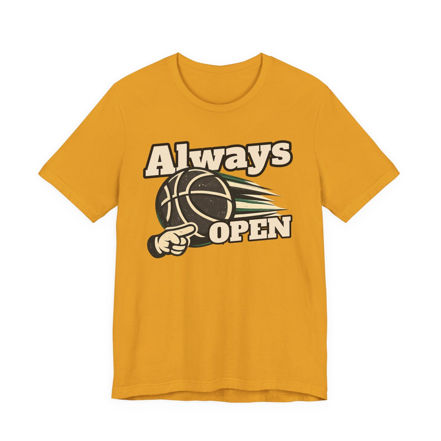 Always Open Basketball T-Shirt | Hooper Graphic Tee | Perfect Gift for Ballers