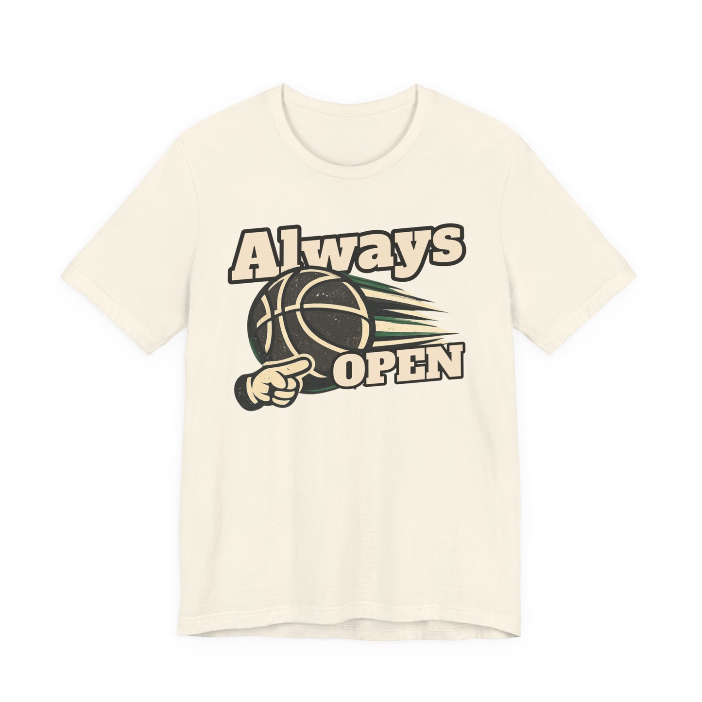 Always Open Basketball T-Shirt | Hooper Graphic Tee | Perfect Gift for Ballers