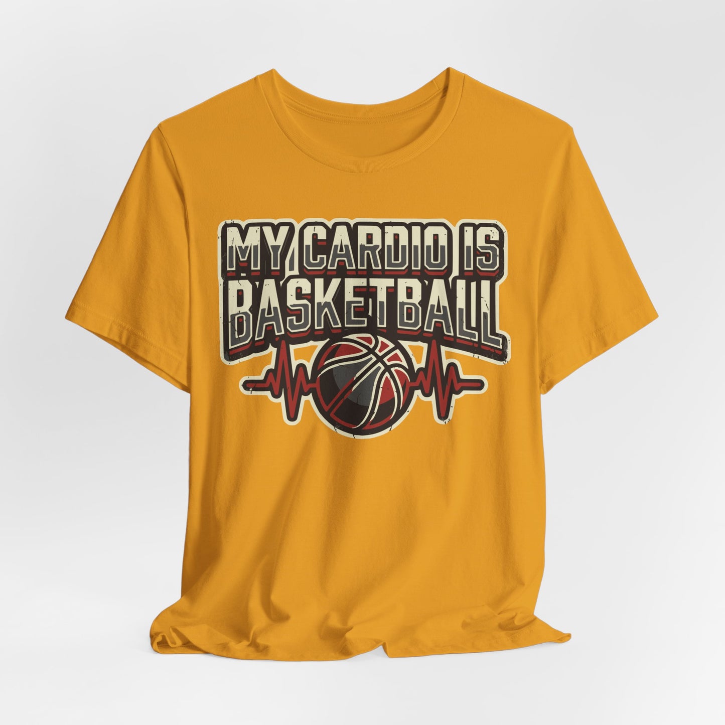 My Cardio is Basketball T-Shirt | Herzschlag Hooper Tee | Geschenk für Spieler