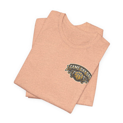 Game Day Dad Basketball T-Shirt | Navy & Gold Hooper Tee | Perfect Dad Gift