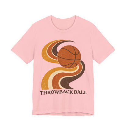 Retro Throwback Ball Basketball T-Shirt | Vintage Vibes Tee | Perfect Gift