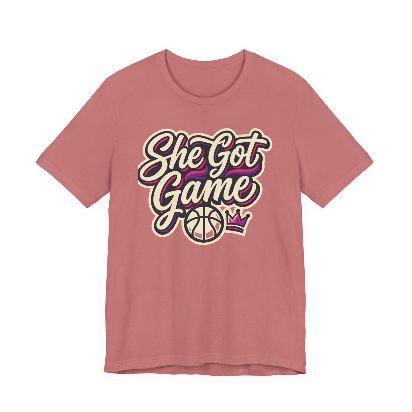She Got Game Basketball T-Shirt | Women's Hoops Tee | Perfect Gift for Female Players