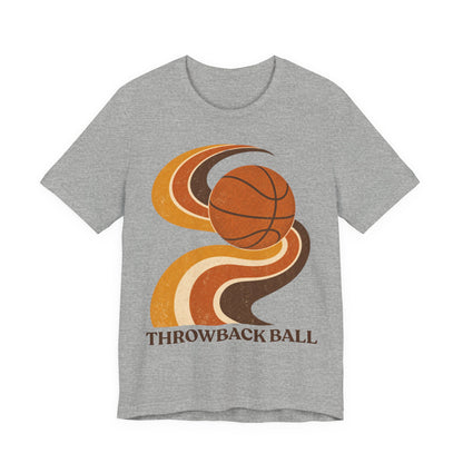 Retro Throwback Ball Basketball T-Shirt | Vintage Vibes Tee | Perfect Gift