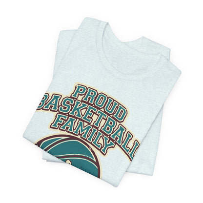 Proud Basketball Family T-Shirt | Vintage Hooper Tee | Perfect Gift for Players