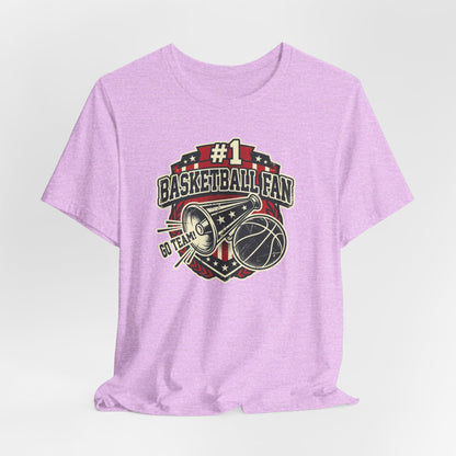 #1 Basketball Fan T-Shirt | Vintage Sports Tee | Perfect Gift for Hoopers