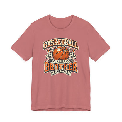 Basketball Varsity Brother Athletic T-Shirt | Family Hooper Tee | Perfect Gift for Players