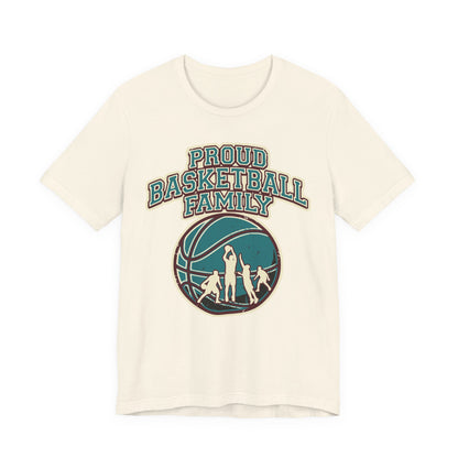 Proud Basketball Family T-Shirt | Vintage Hooper Tee | Perfect Gift for Players