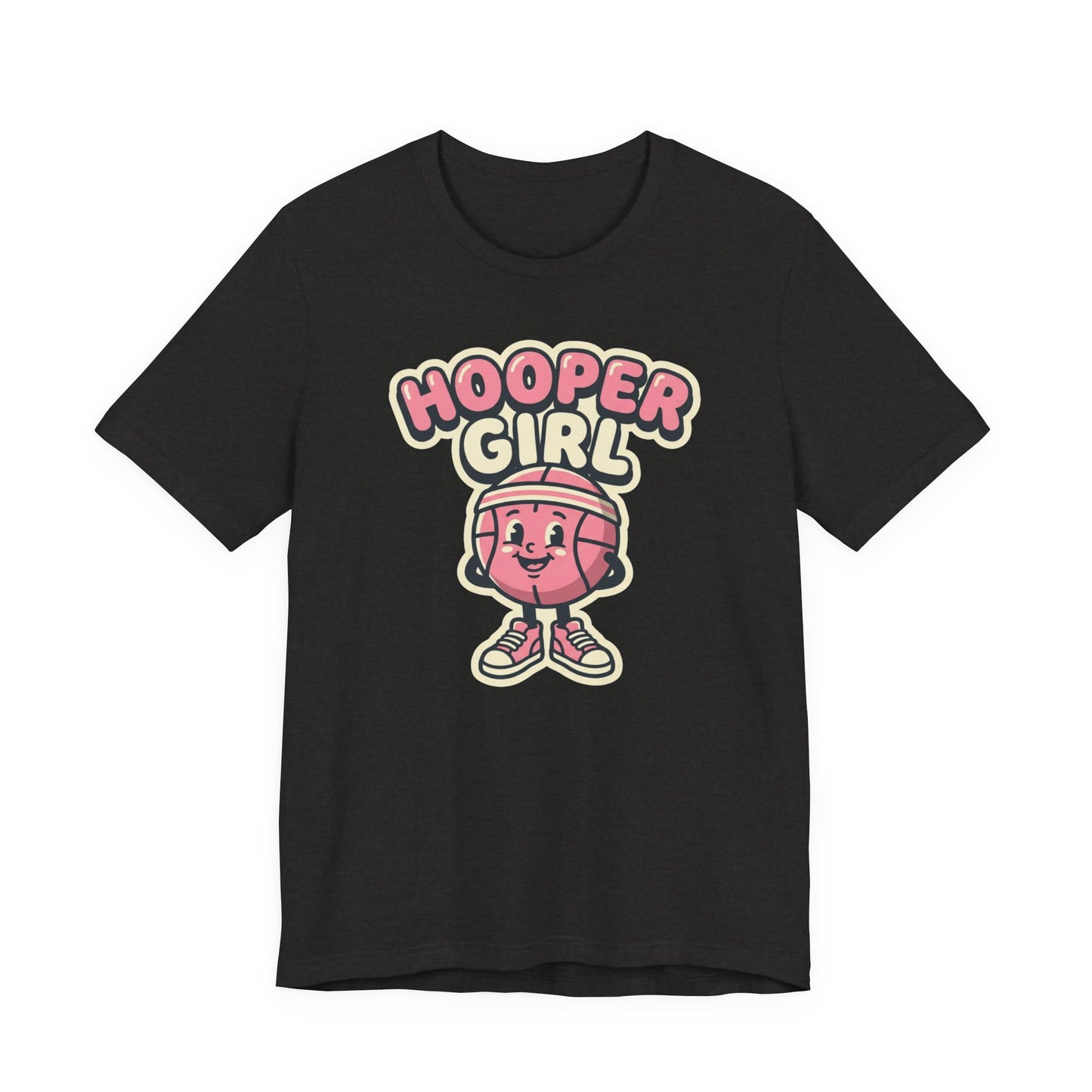 Hooper Girl Basketball T-Shirt | Retro Cartoon Tee | Perfect Gift for Female Players