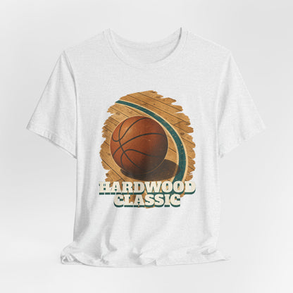 Hardwood Classic Basketball T-Shirt | Retro Court Tee | Vintage Hooper Gift
