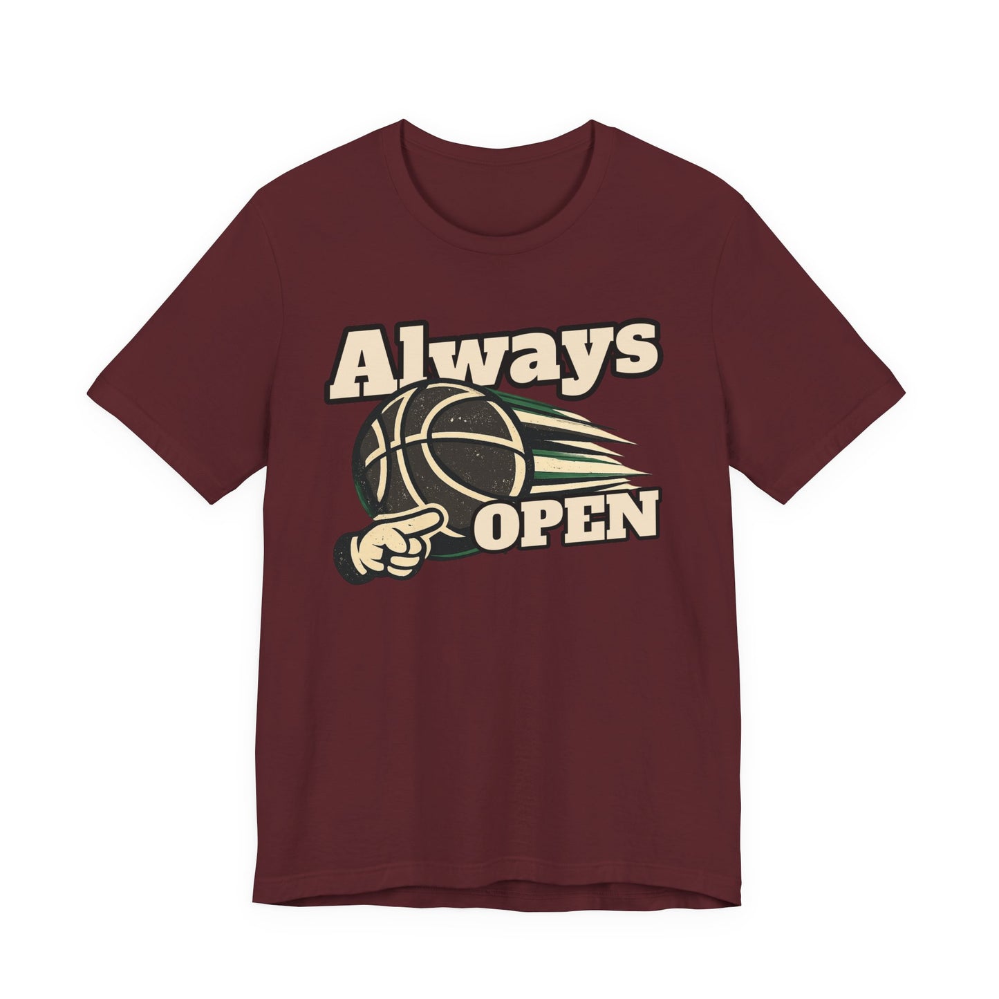 Always Open Basketball T-Shirt | Hooper Graphic Tee | Perfect Gift for Ballers