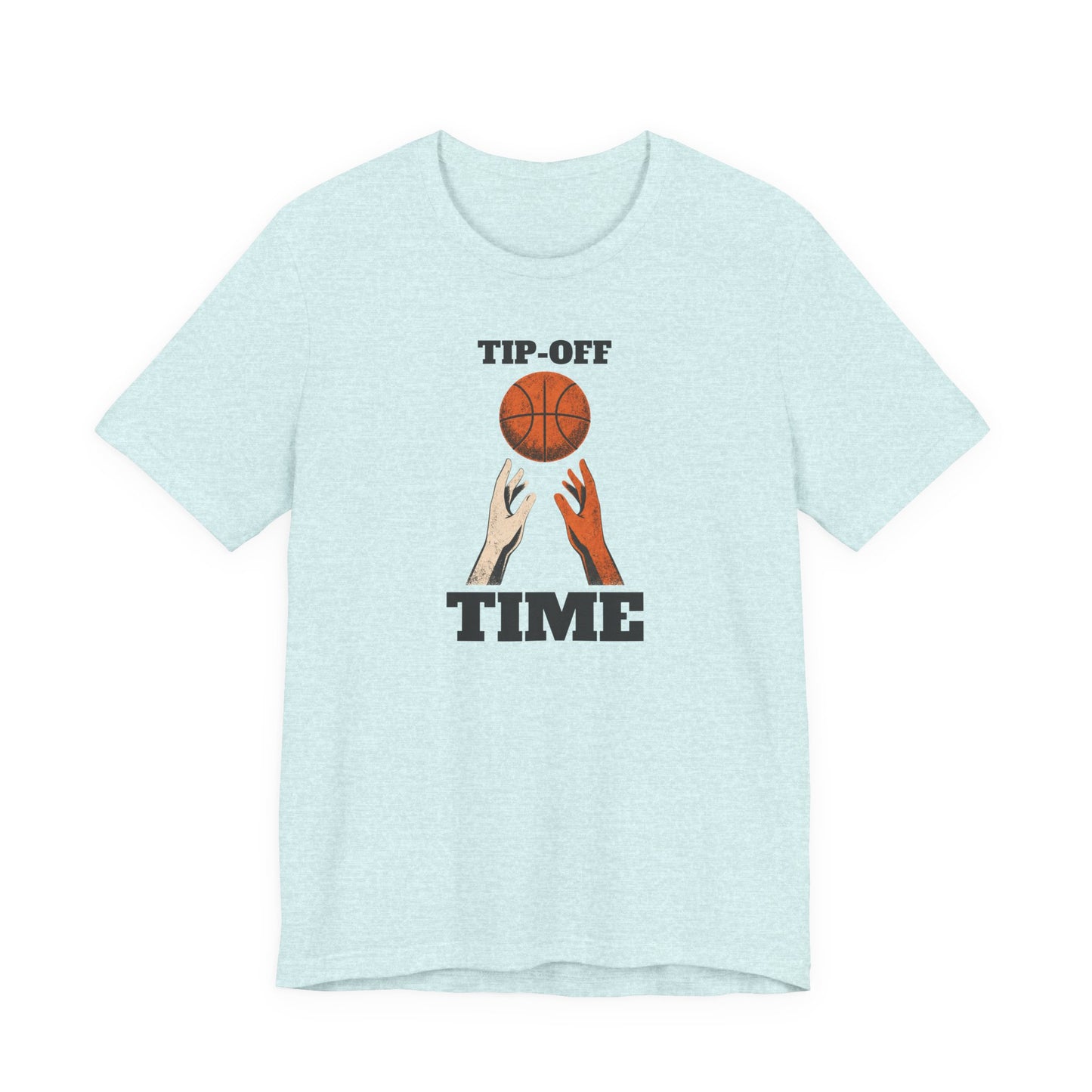 Tip-Off Time Basketball T-Shirt | Gameday Hands Tee | Perfect for Hoopers