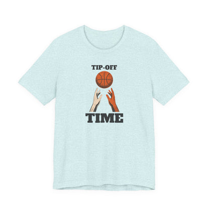 Tip-Off Time Basketball T-Shirt | Gameday Hands Tee | Perfect for Hoopers