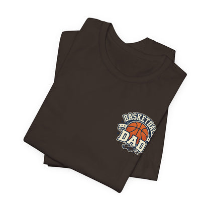 Basketball Dad Vintage T-Shirt | Coach Tee with Ball Graphic | Perfect Dad Gift