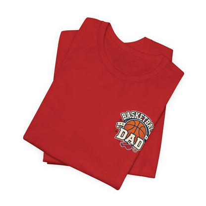 Basketball Dad Vintage T-Shirt | Coach Tee with Ball Graphic | Perfect Dad Gift