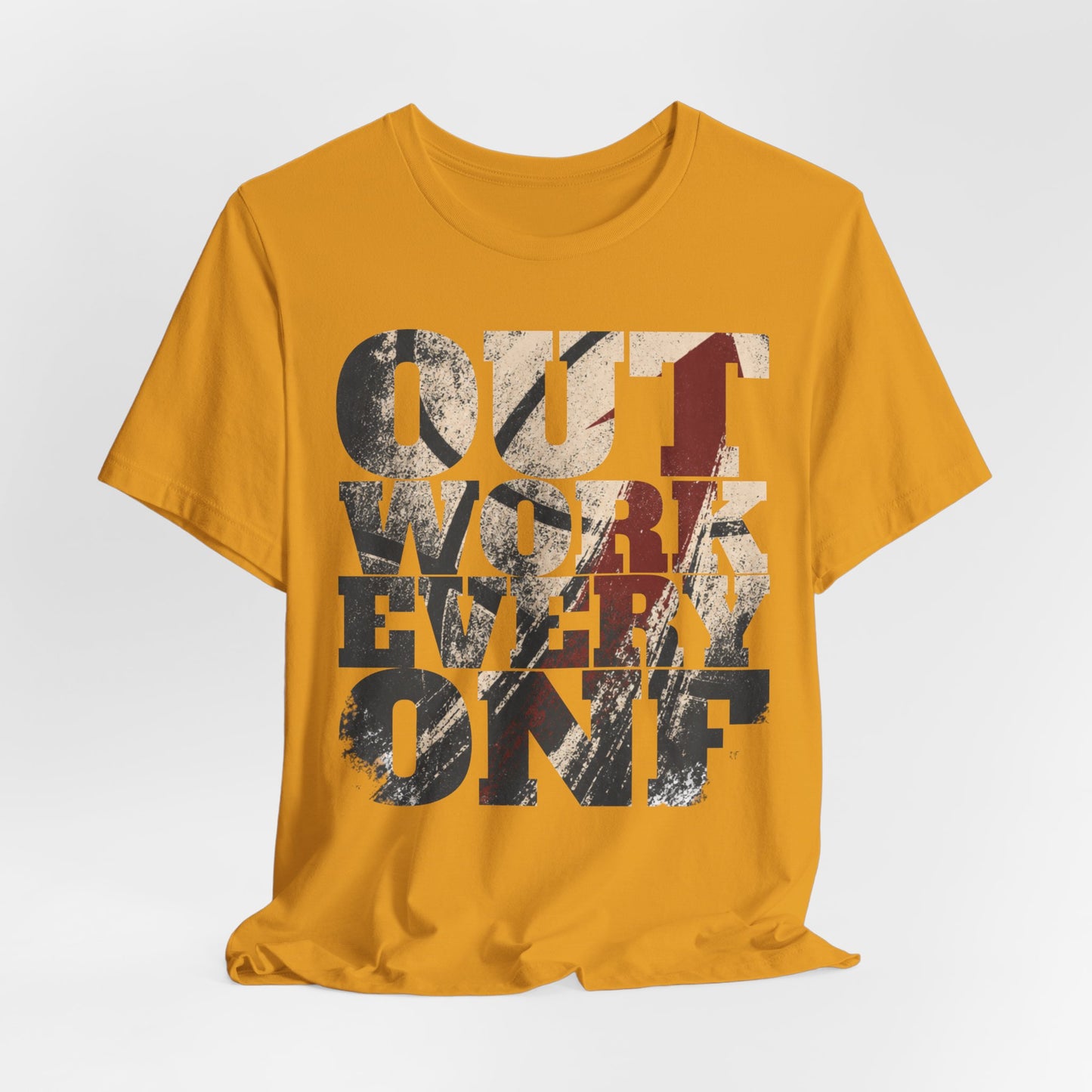 Outwork Everyone Basketball T-Shirt | Grind Motivations Tee | Gym-Geschenk