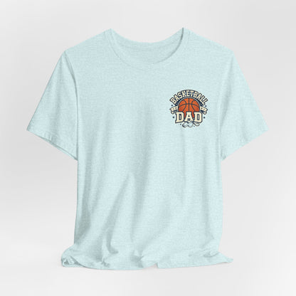 Basketball Dad Vintage T-Shirt | Coach Tee with Ball Graphic | Perfect Dad Gift