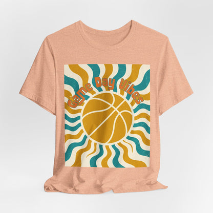 Game Day Vibes Basketball T-Shirt | Retro Hoops Tee | Perfect Gift for Ballers