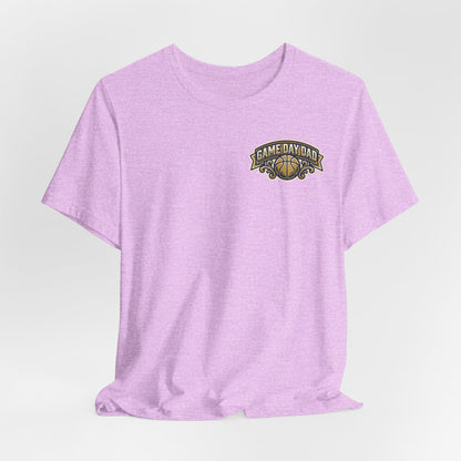 Game Day Dad Basketball T-Shirt | Navy & Gold Hooper Tee | Perfect Dad Gift