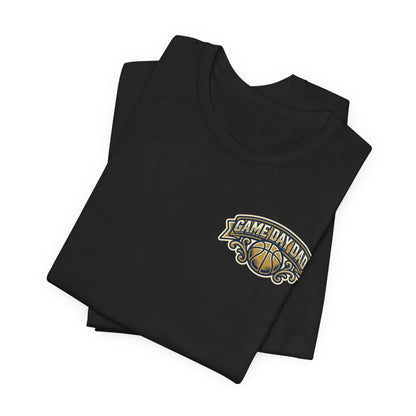 Game Day Dad Basketball T-Shirt | Navy & Gold Hooper Tee | Perfect Dad Gift