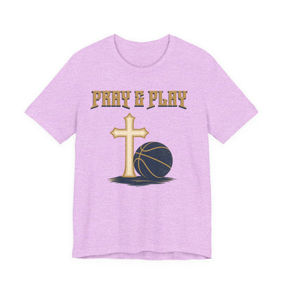 Pray and Play Basketball T-Shirt | Faith & Hoops Tee | Perfect Gift for Ballers