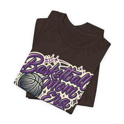 Basketball Mom Era T-Shirt | Purple Retro Tee | Perfect Gift for Basketball Moms
