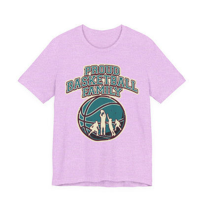 Proud Basketball Family T-Shirt | Vintage Hooper Tee | Perfect Gift for Players