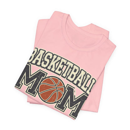 Basketball Mom Vintage Tee | Retro Ball Graphic T-Shirt | Perfect Gift for Hooper Parents