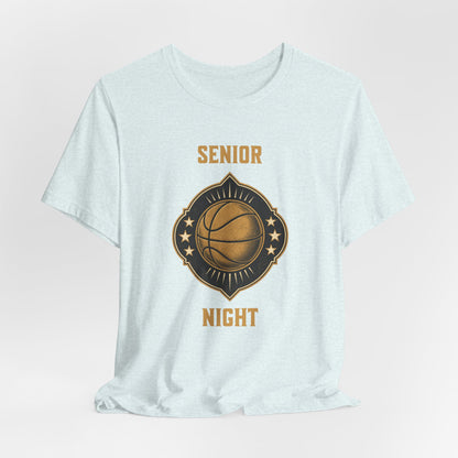 Senior Night Basketball T-Shirt | Gold & Black Hooper Tee | Perfect Gift