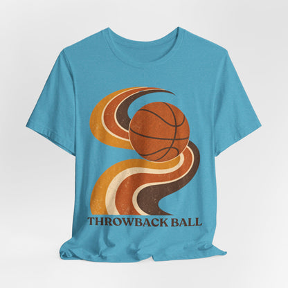 Retro Throwback Ball Basketball T-Shirt | Vintage Vibes Tee | Perfect Gift