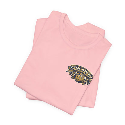 Game Day Dad Basketball T-Shirt | Navy & Gold Hooper Tee | Perfect Dad Gift