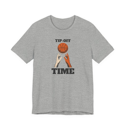 Tip-Off Time Basketball T-Shirt | Gameday Hands Tee | Perfect for Hoopers